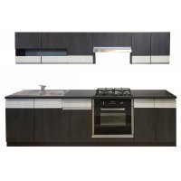 Bucatarie SARA 2B decor 8509 Sosna Norweska Czarna /8508 Sosna Norweska